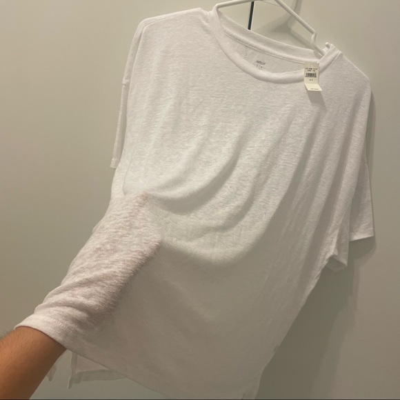 3/$25, NWT🤍aerie oversized white tee - Picture 3 of 5